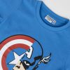 Bosszúállók Captain America gyerek rövid póló, felső 4 - 10 év / 104 - 140 cm
