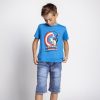 Bosszúállók Captain America gyerek rövid póló, felső 4 - 10 év / 104 - 140 cm