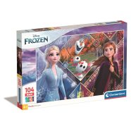   Disney Jégvarázs Winter Magic 104 db-os maxi puzzle Clementoni