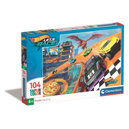 Hot Wheels Ultimate Dragon 104 db-os puzzle Clementoni