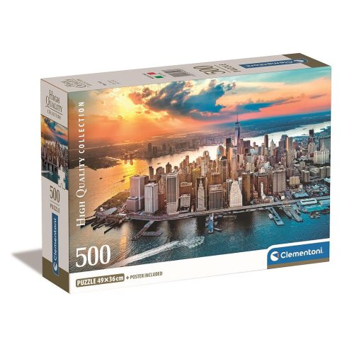 New York Sunset 500 db-os puzzle Clementoni