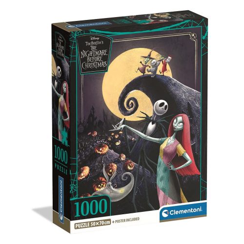 Karácsonyi lidércnyomás 1000 db-os Compact puzzle Clementoni