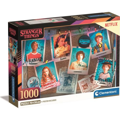 Stranger Things 1000 db-os puzzle Clementoni