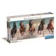 Lovas Brown Horses 1000 db-os panorama puzzle Clementoni