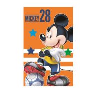   Disney Mickey Football Orange kéztörlő arctörlő, törölköző 35x65cm