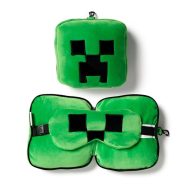   Utazópárna Szemmaszkkal, Plüss RELAXEAZZZ - Minecraft Creeper