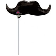 Bajusz Mustache mini fólia lufi 20 cm (WP)