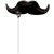 Bajusz Mustache mini fólia lufi 20 cm (WP)