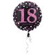 Happy Birthday Pink 18 fólia lufi 43 cm