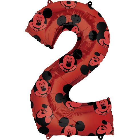 Disney Mickey Red fólia lufi 2-es 66 cm