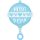 Baby Boy Rattle fólia lufi 60 cm
