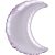 Pastel Pink Crescent szatén hold fólia lufi 66 cm