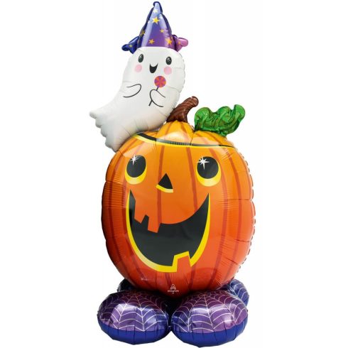 Halloween Tök AirLoonz óriás fólia lufi 142 cm