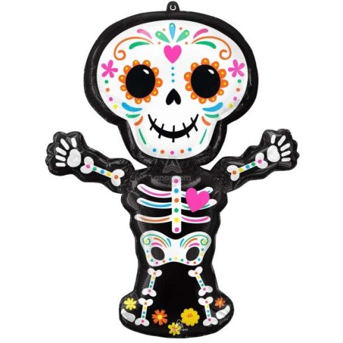 Halloween Day of the Dead fólia lufi 86 cm