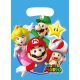 Super Mario Mushroom World ajándéktasak, ajándékzacskó 8 db-os