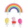 Peppa malac Confetti tortagyertya, 4 db-os gyertya szett