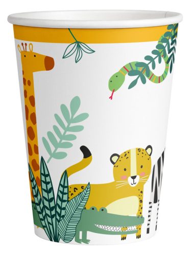 Vadon Get Wild papír pohár 8 db-os 250 ml