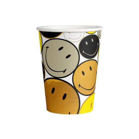 Emoji Smiley Originals papír pohár 8 db-os 250 ml