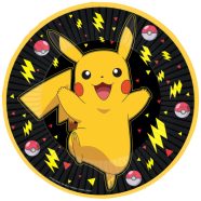 Pokémon Thunder papírtányér 8 db-os 23 cm