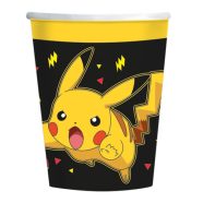 Pokémon Thunder papír pohár 8 db-os 237 ml