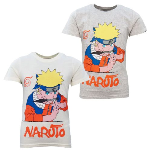 Naruto Jutsu gyerek rövid póló, felső 4 - 12 év / 104 - 152 cm