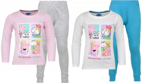 Peppa malac gyerek hosszú pizsama 2 - 6 év / 92 - 116 cm