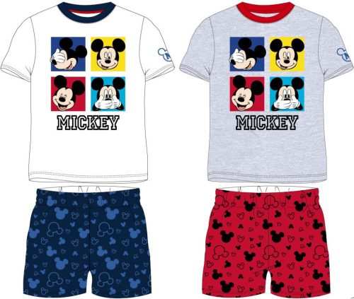 Disney Mickey gyerek rövid pizsama 3 - 8 év / 98 - 128 cm
