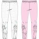 Disney Jégvarázs Realm Sisters gyerek leggings 4 - 9 év / 104 - 134 cm