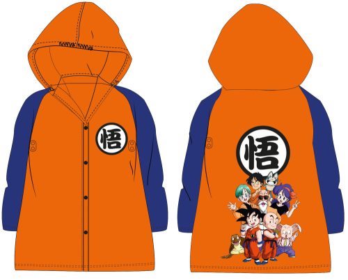Dragon Ball esőkabát 5 - 10 év / 110 - 140 cm