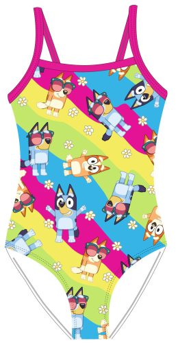 Bluey Rainbow gyerek fürdőruha, úszó 3 - 8 év / 98 - 128 cm