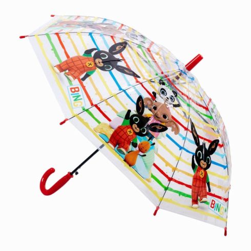 Bing gyerek félautomata átlátszó esernyő 74 cm