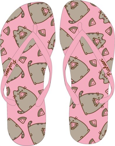 Pusheen Pink gyerek papucs, Flip-Flop 25-34