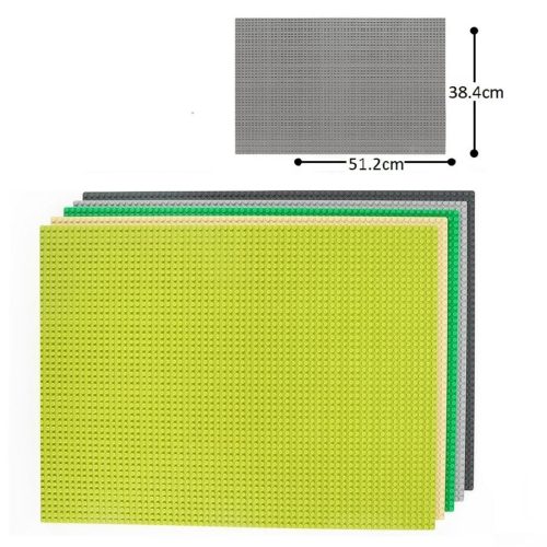 WANGE 8807 | építőjáték alaplap - 100% kompatibilis minden más kedvelt márkával | 48x64 bütyök - Több színben - limezöld