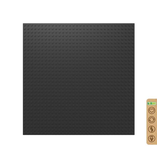 BiOBUDDi BB-0095 | építőjáték alaplap - 100% kompatibilis minden más kedvelt márkával | 32x32 bütyök fekete