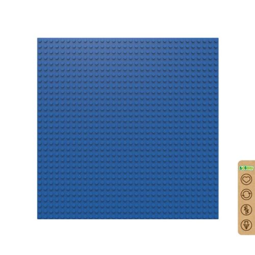 BiOBUDDi BB-0095 | építőjáték alaplap - 100% kompatibilis minden más kedvelt márkával | 32x32 bütyök sötétkék