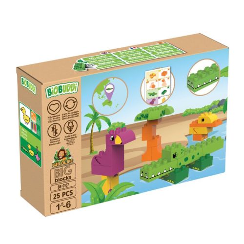 BiOBUDDi BB-0107 | bio építőjáték | Lagúna - 100% kompatibilis minden más kedvelt márkával