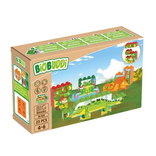BiOBUDDi BB-0258 | bio építőjáték | Vadvilág képalkotás - 100% kompatibilis minden más kedvelt márkával