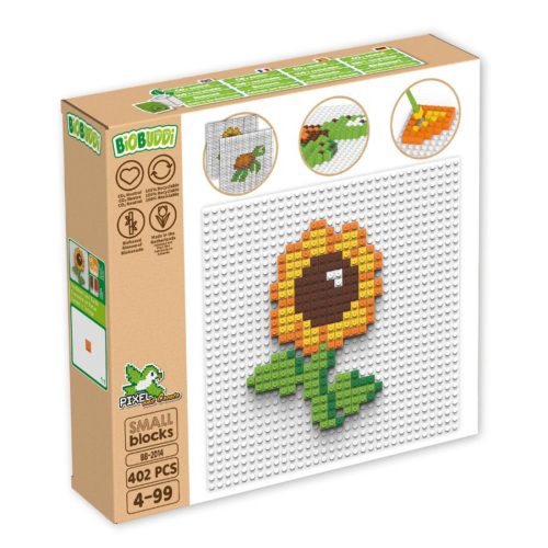 BiOBUDDi BB-2014 | bio mozaik építőjáték készlet | Napraforgó vagy teknős