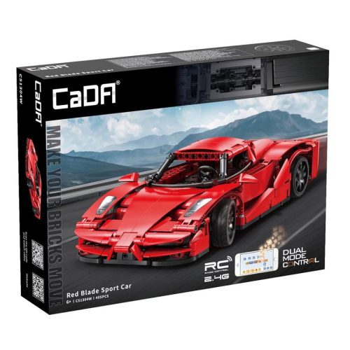 CaDA C51304W - Távirányítós Red Blade sportautó - 100% technic-kompatibilis építőjáték
