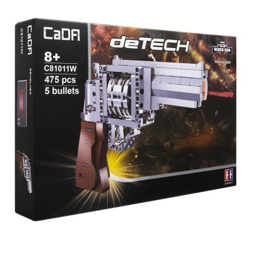CaDA C81011W - Revolver Játékpisztoly - 100% technic-kompatibilis építőjáték