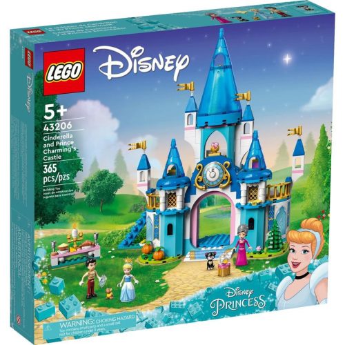 LEGO Disney 43206 Hamupipőke és Szőke herceg kastélya