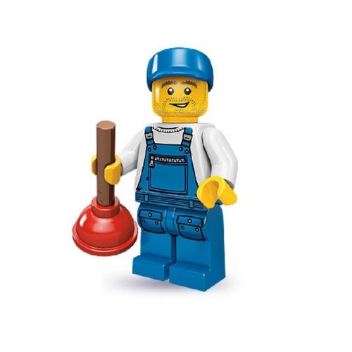 LEGO Minifigurák 71000 - 9. sorozat - Vízvezeték szerelő