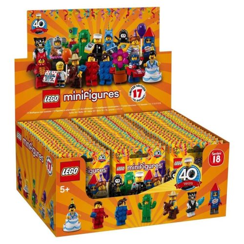 LEGO Minifigurák 71021 - 18. széria: Buli van! - Teljes 60 db-os doboz