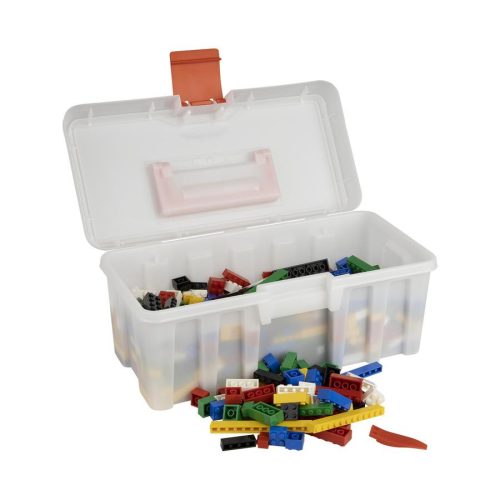 Q-BRiCKS | 500 db-os vegyes, 100% kompatibilis építőkocka készlet alapszínekben (alapkockák)