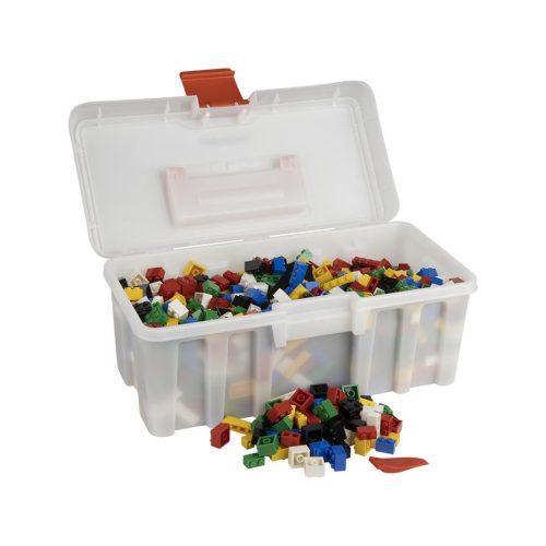 Q-BRiCKS | 750 db-os vegyes, 100% kompatibilis építőkocka készlet alapszínekben (alapkockák)