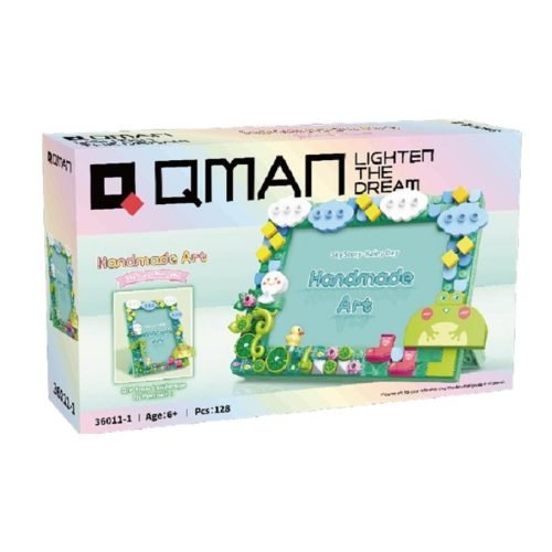 QMAN 36011-1 - Esős Nap képkeret építőjáték - 100% kompatibilis minden más kedvelt márkával