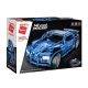 QMAN 54005 - Phantom kék sportautó - 100% technic-kompatibilis építőjáték