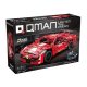 QMAN 54007 - Lightning Flame piros versenyautó - 100% technic-kompatibilis építőjáték