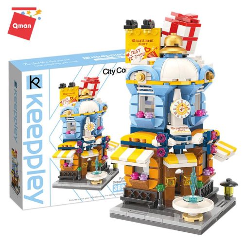 QMAN C0105 Keepplay - Divat shopping bevásárlóház építőjáték - 100% kompatibilis minden más kedvelt márkával
