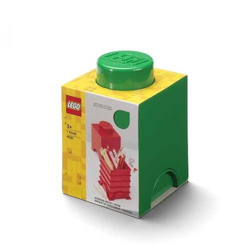 LEGO Kiegészítő - Tároló doboz 1-es zöld